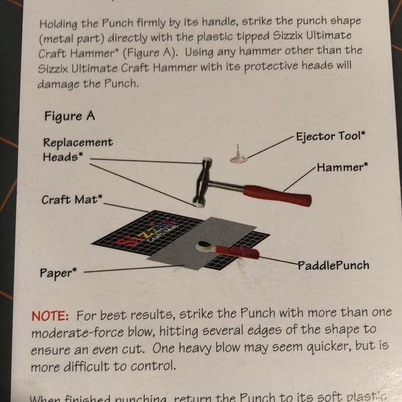 4. Sizzix Paddle Punch Positionable hand Punch dies - Picture 9 of 15
